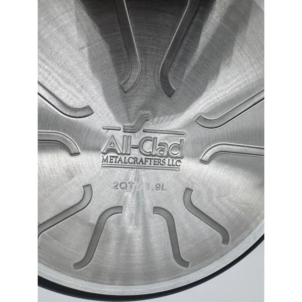 All-Clad NS1 Nonstick‎ 2 Qt Shallow Sauce Pan with Lid Hard Anodized E1022364